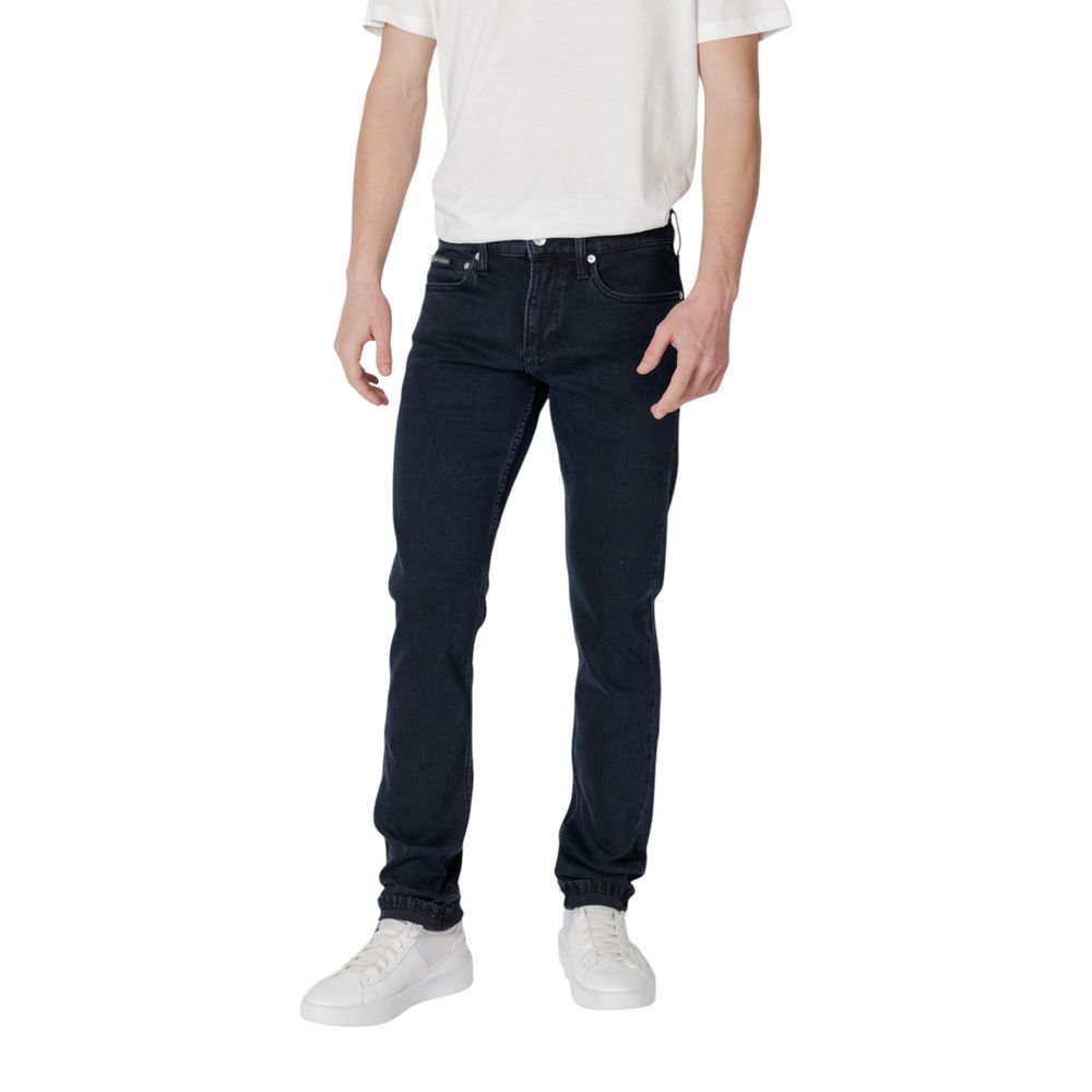 Vaqueros y pantalones de algodón azul