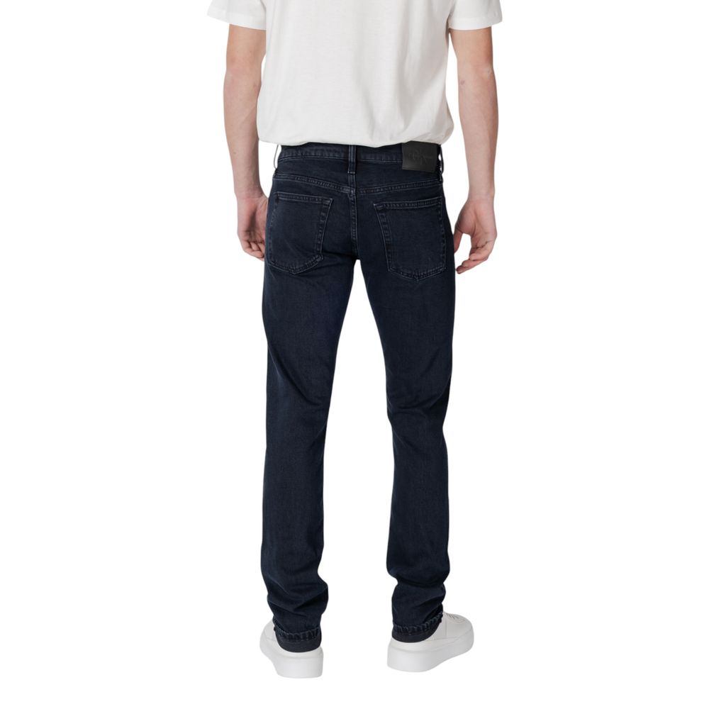 Vaqueros y pantalones de algodón azul