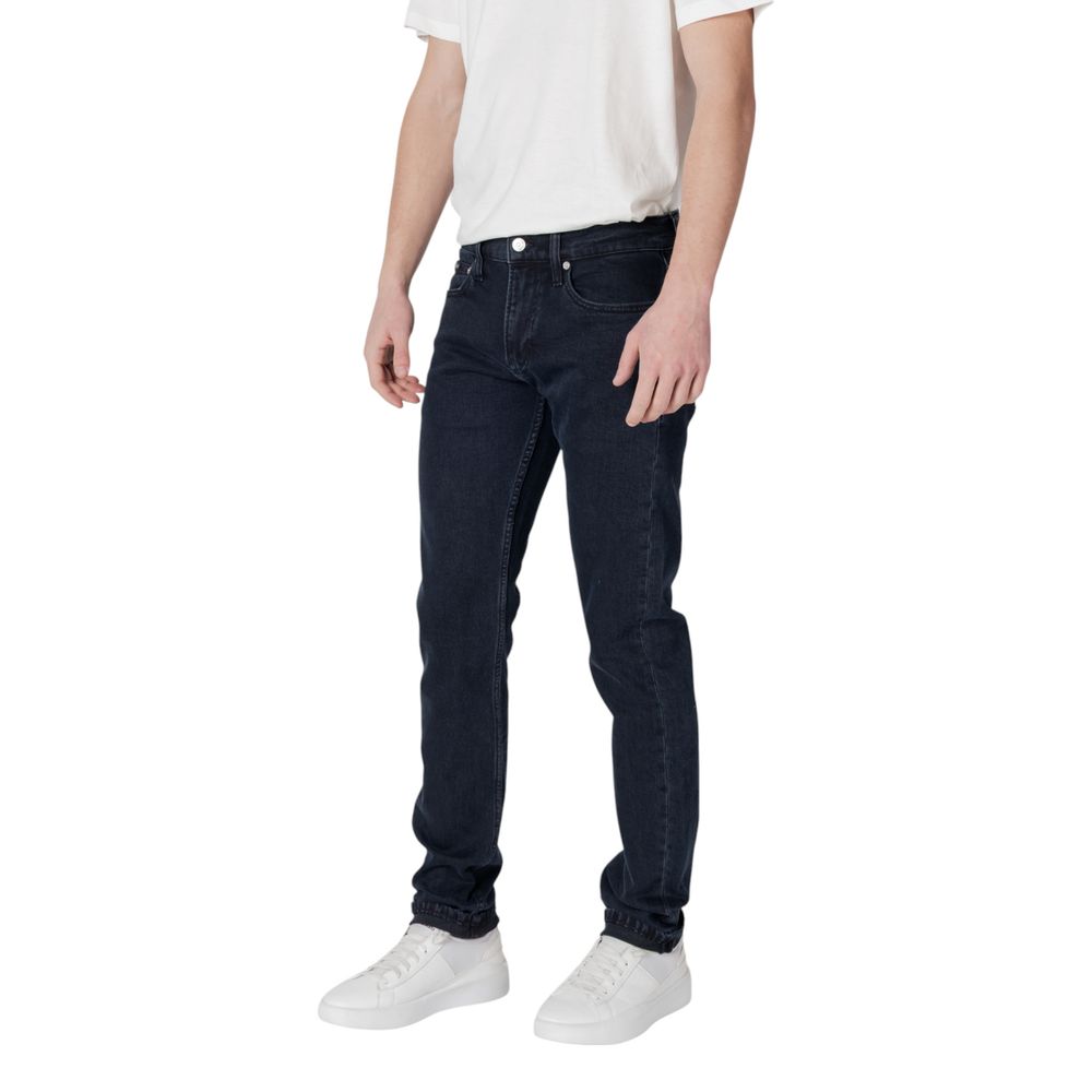 Vaqueros y pantalones de algodón azul