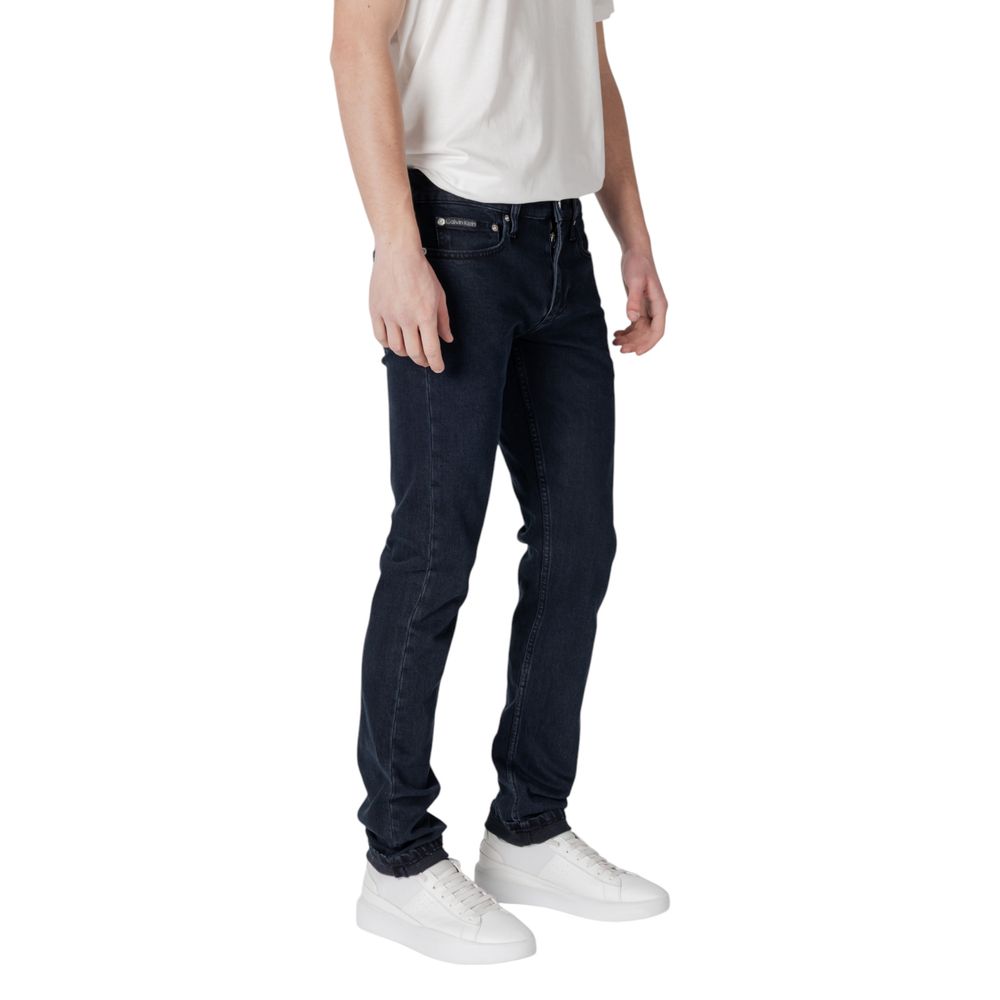 Vaqueros y pantalones de algodón azul