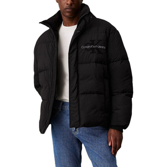 Black Recycled Polyamide Jackets & Coat