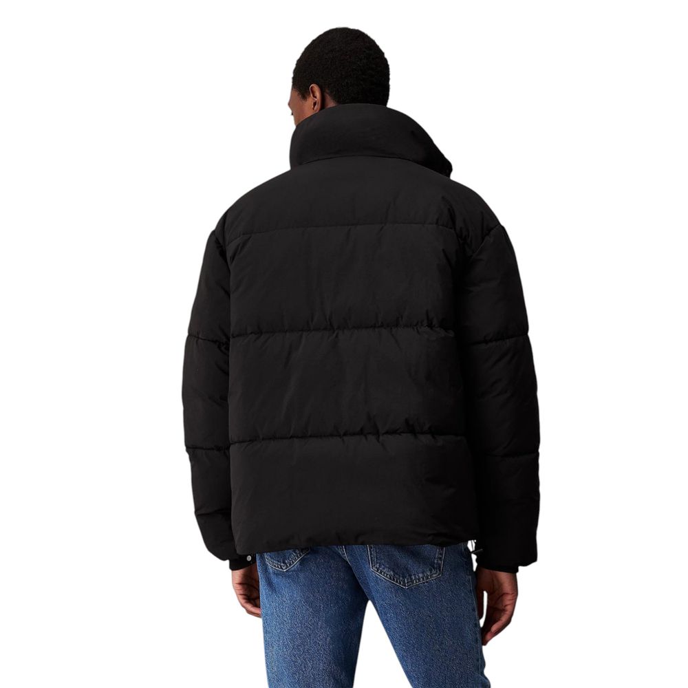 Black Recycled Polyamide Jackets & Coat