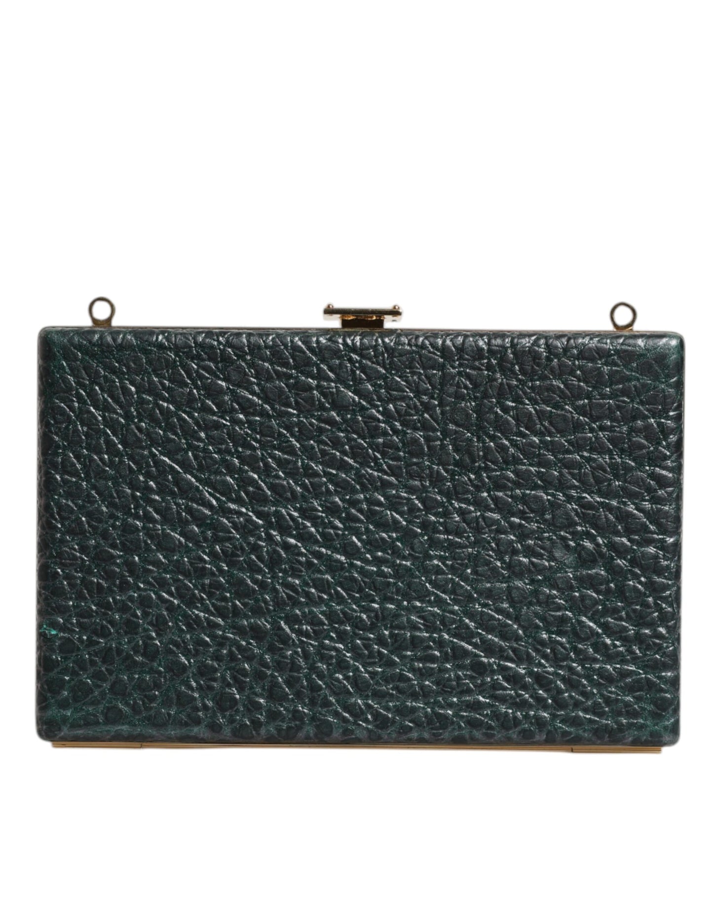 Bolso bandolera de noche de piel negra tipo clutch