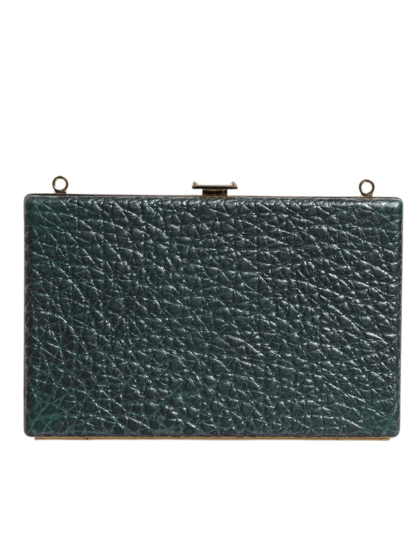 Bolso bandolera de noche de piel negra tipo clutch