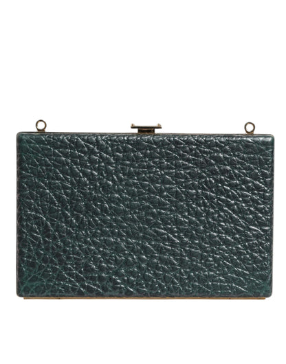 Bolso bandolera de noche de piel negra tipo clutch
