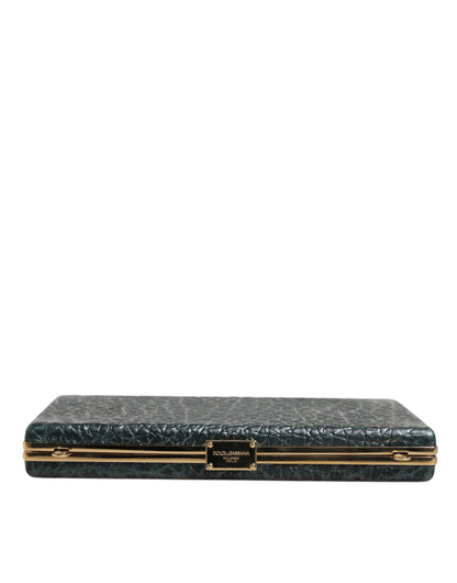 Bolso bandolera de noche de piel negra tipo clutch