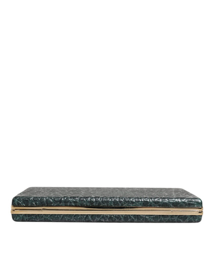 Bolso bandolera de noche de piel negra tipo clutch