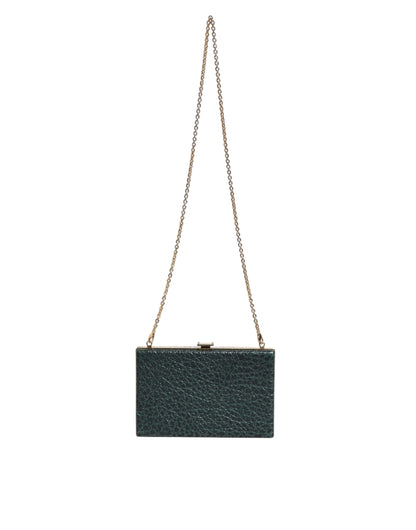 Bolso bandolera de noche de piel negra tipo clutch