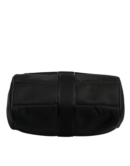 Bolso tote Sicily de nailon lacado con estampado de leopardo marrón