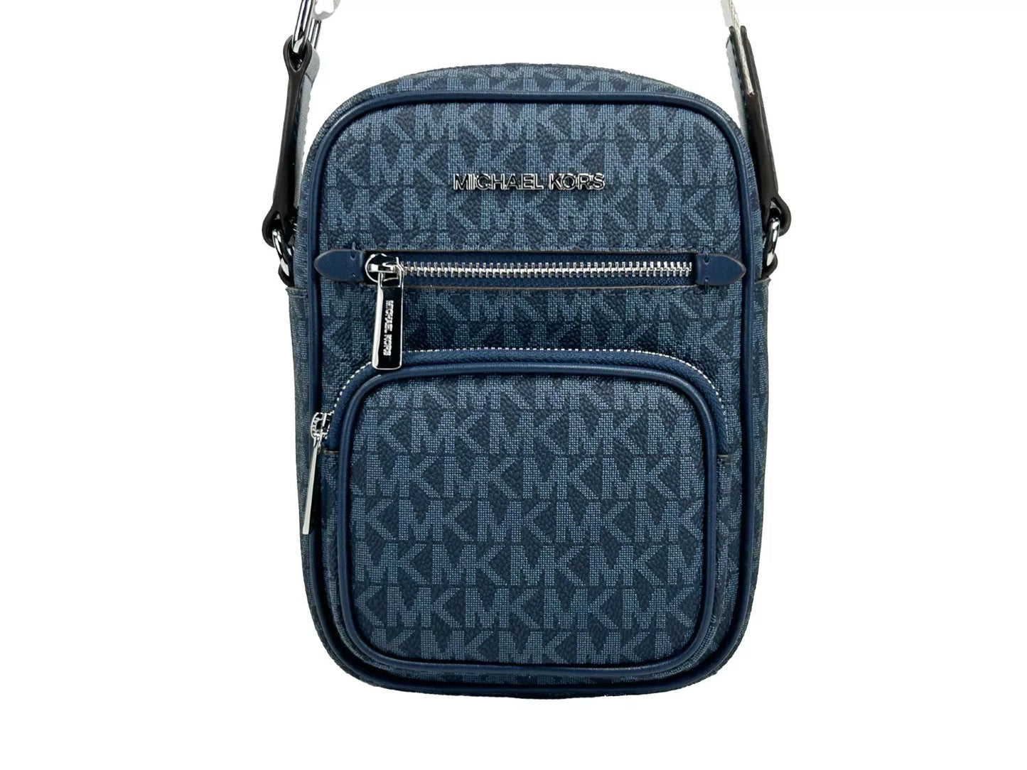Bolso bandolera mediano North South azul marino