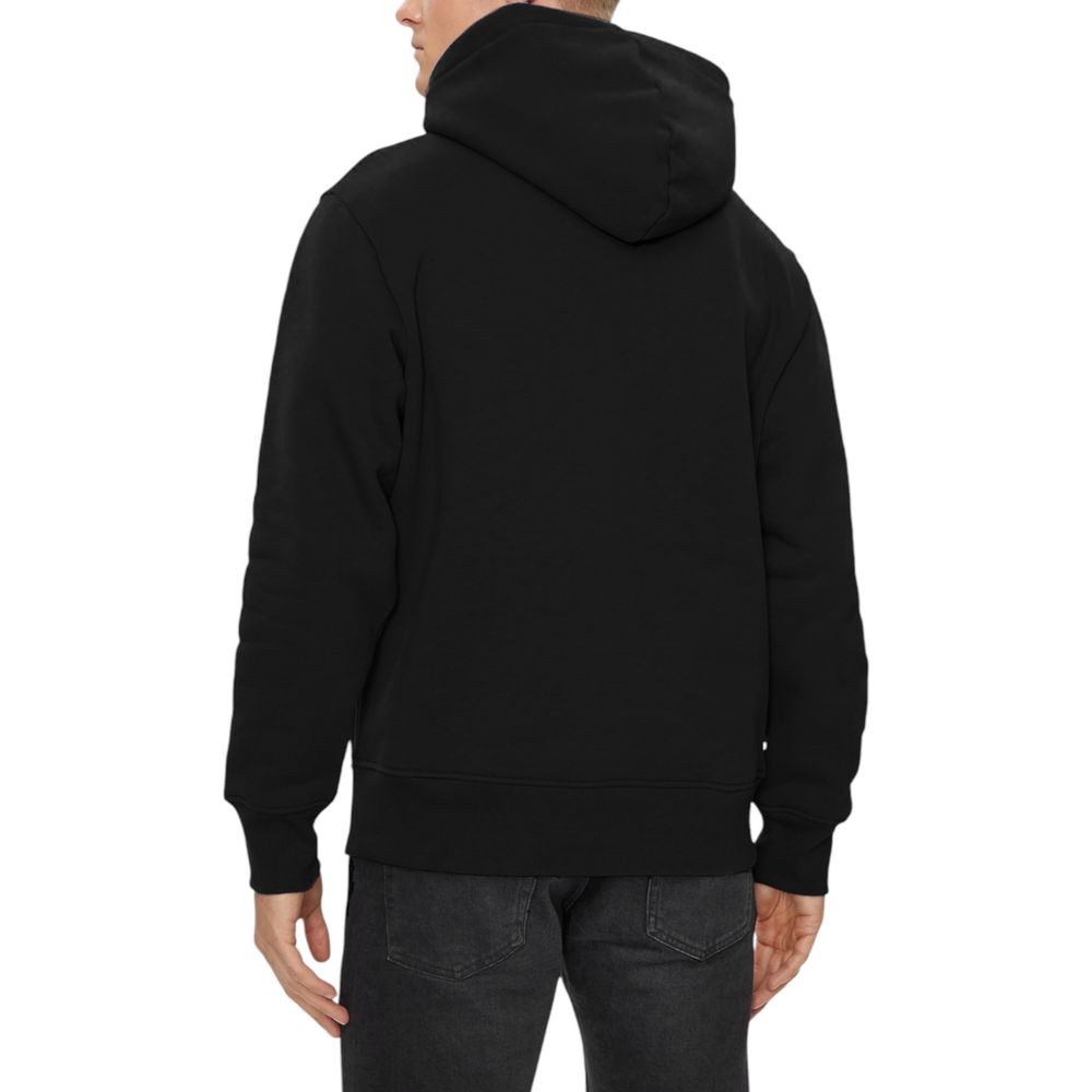 Black Cotton Hoody