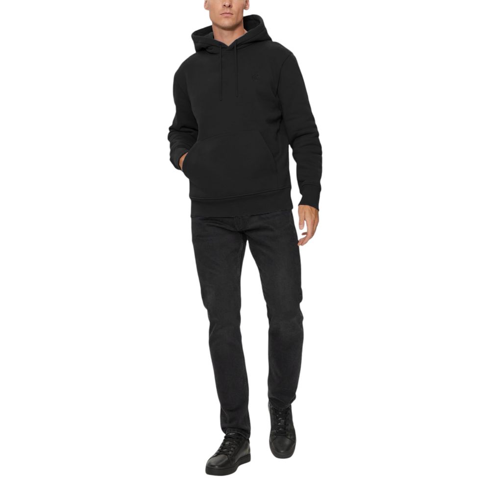 Black Cotton Hoody