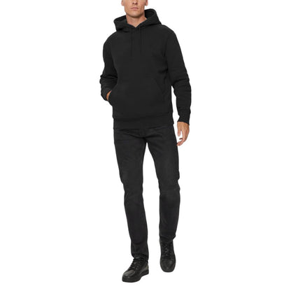 Black Cotton Hoody