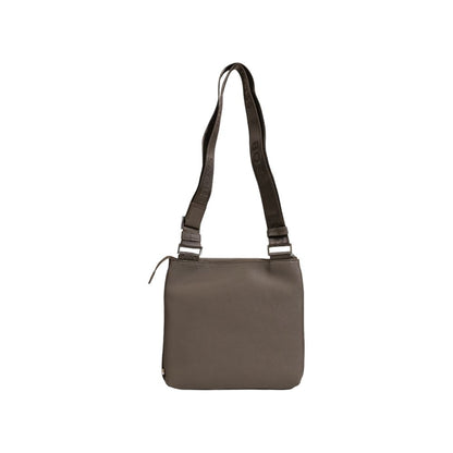 Bolso mensajero de cuero verde