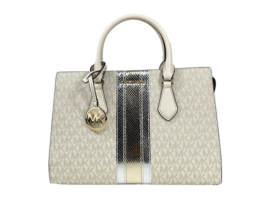 Bolso bandolera mediano Sheila en dorado pálido