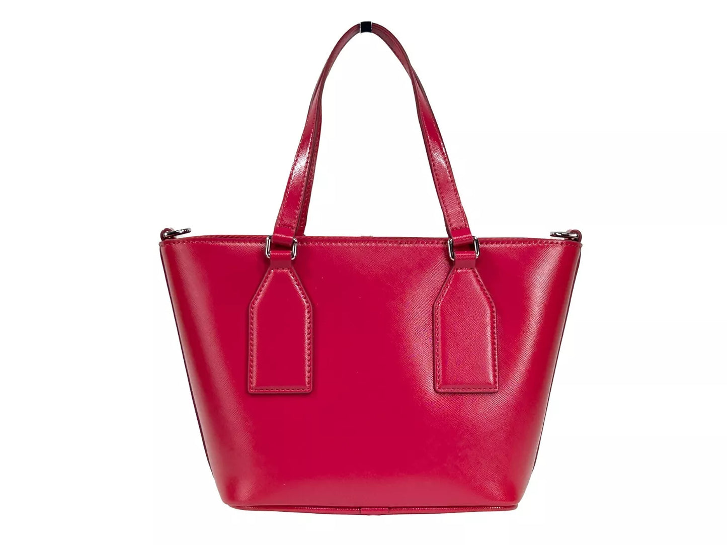 Bolso bandolera pequeño de piel saffiano