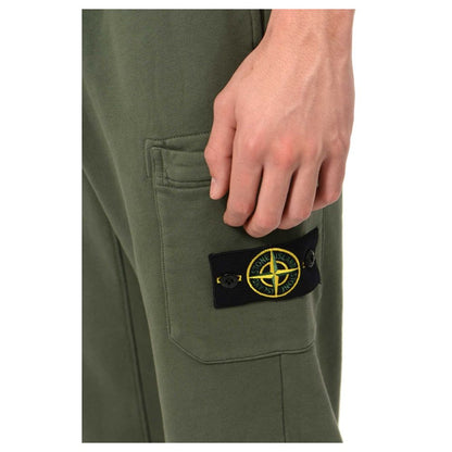 Beige Cotton Men Trouser