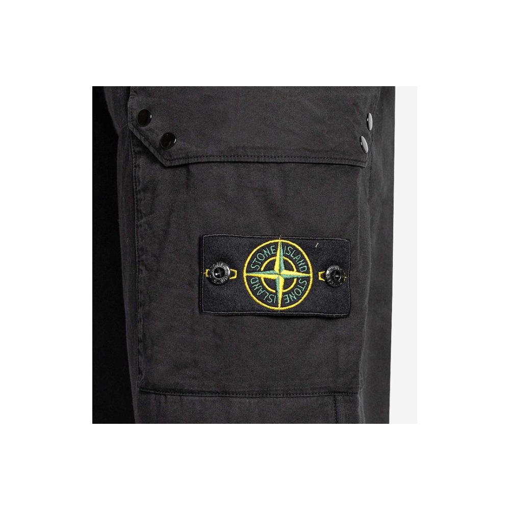 Black Cotton Men's Track Pant