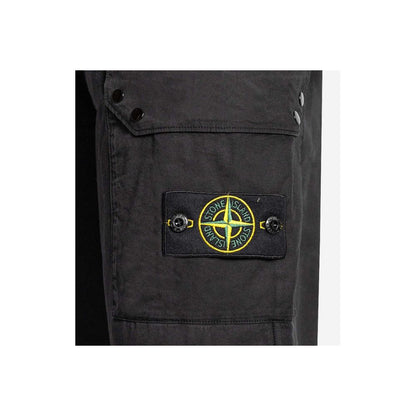 Black Cotton Men's Track Pant