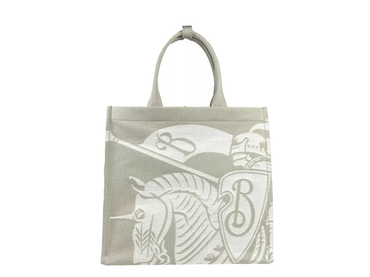 Bolso tote de lona EKD con monedero beige