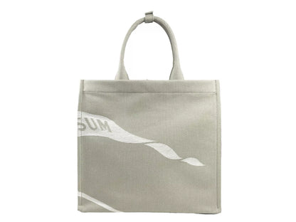 Bolso tote de lona EKD con monedero beige