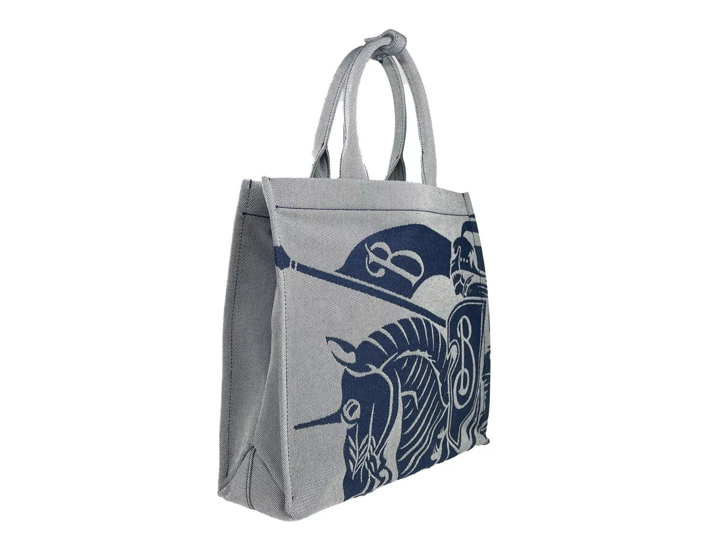 Bolso tote de lona EKD azul marino con monedero