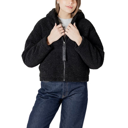 Black Polyester Coat