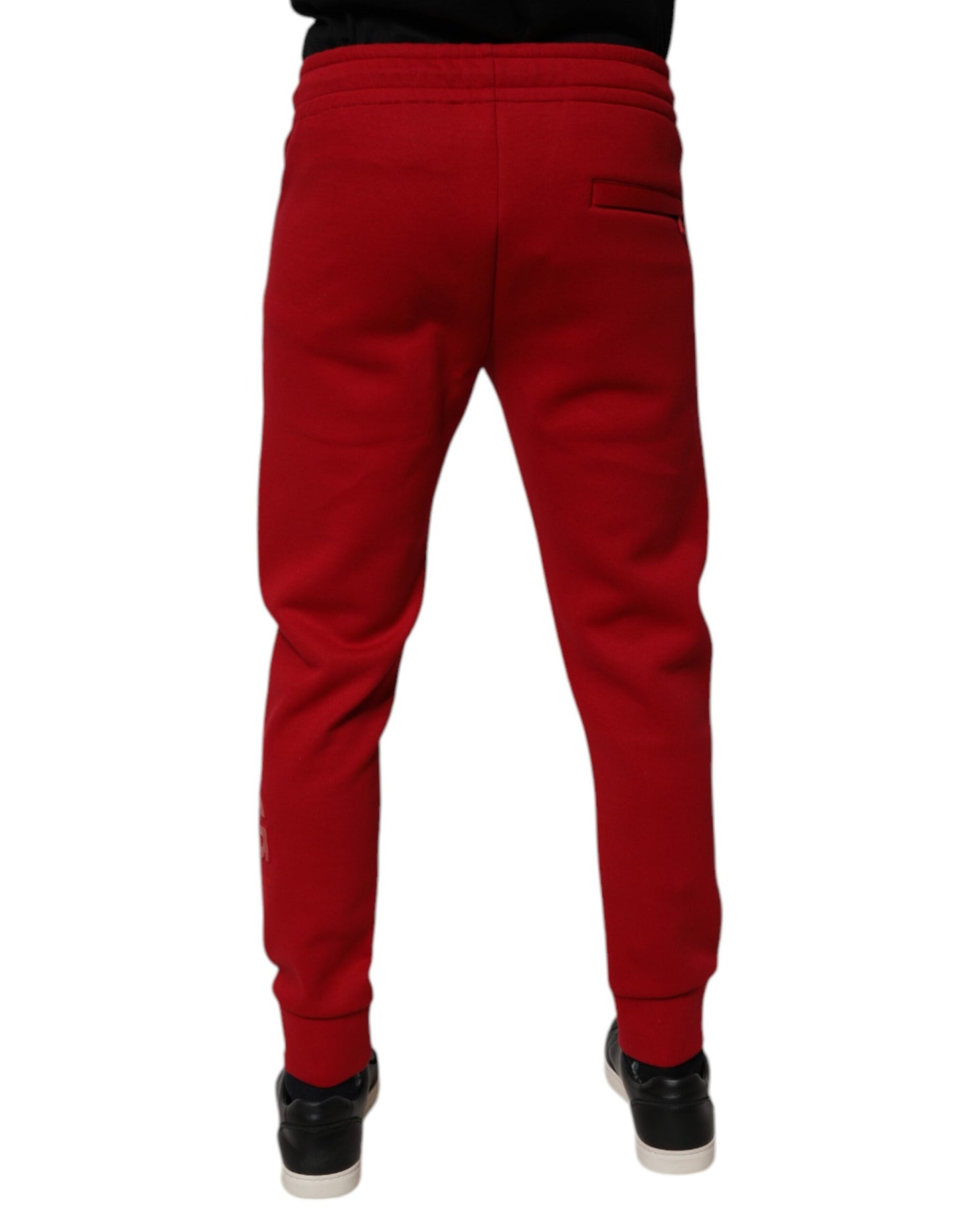Pantalones deportivos de algodón rojo