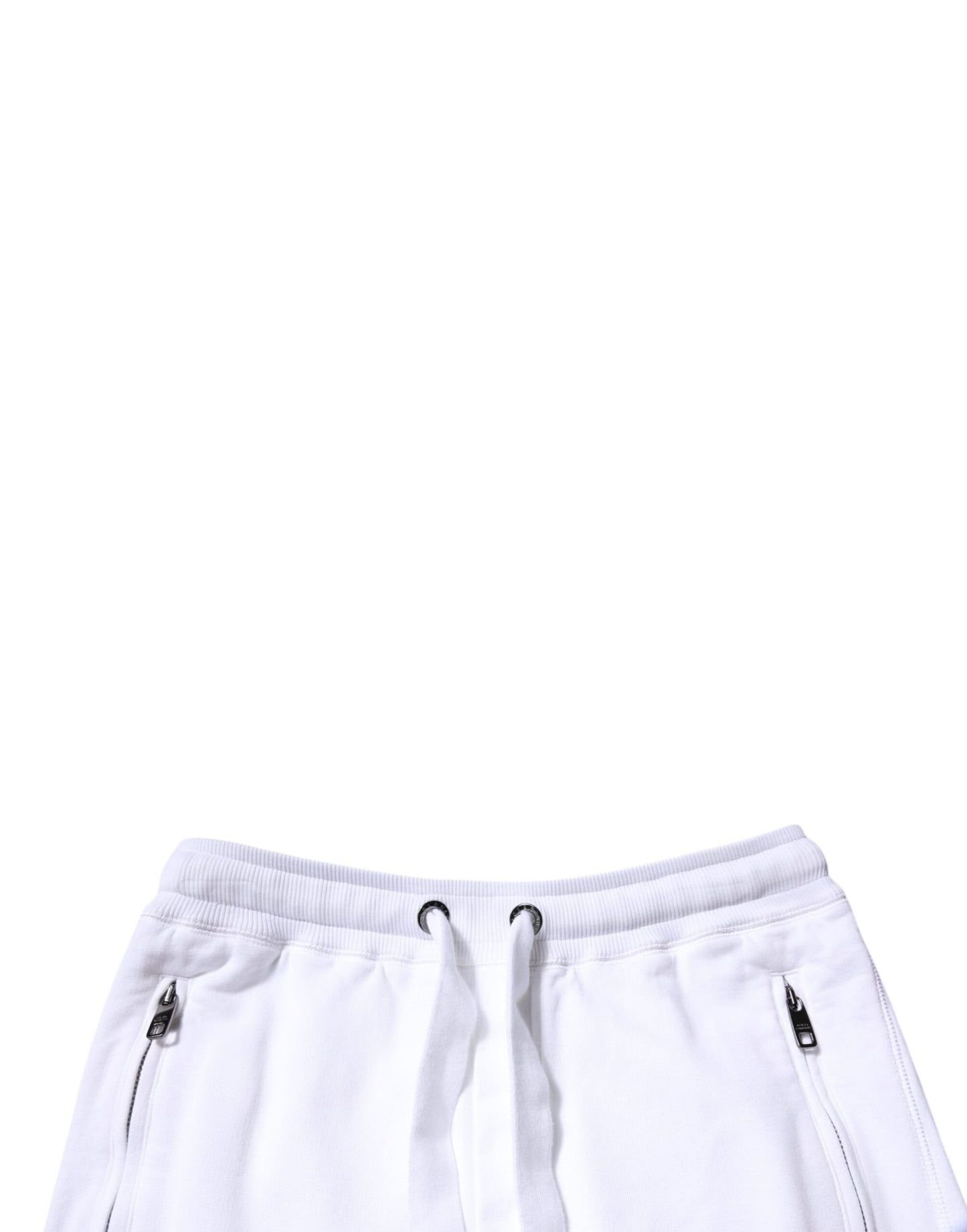Pantalones deportivos blancos de algodón con logotipo