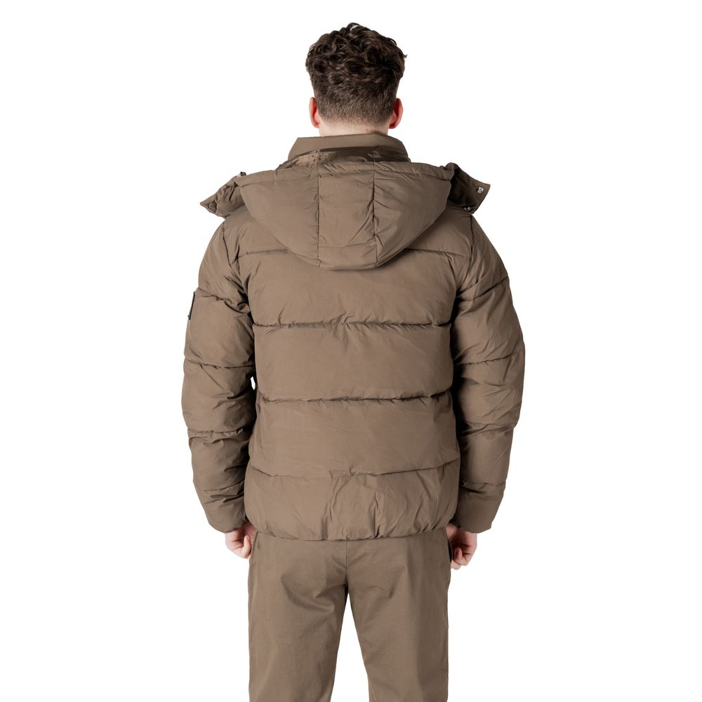 Chaqueta de poliamida gris