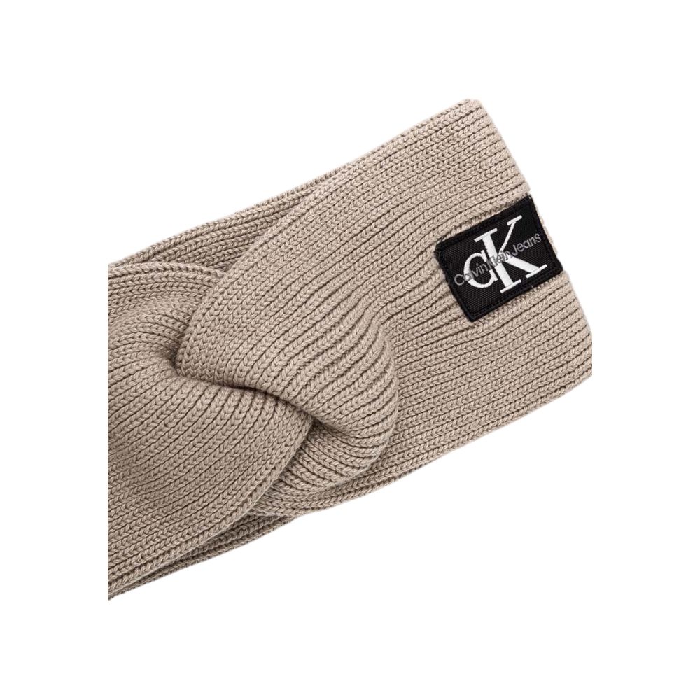 Sombrero de algodón beige
