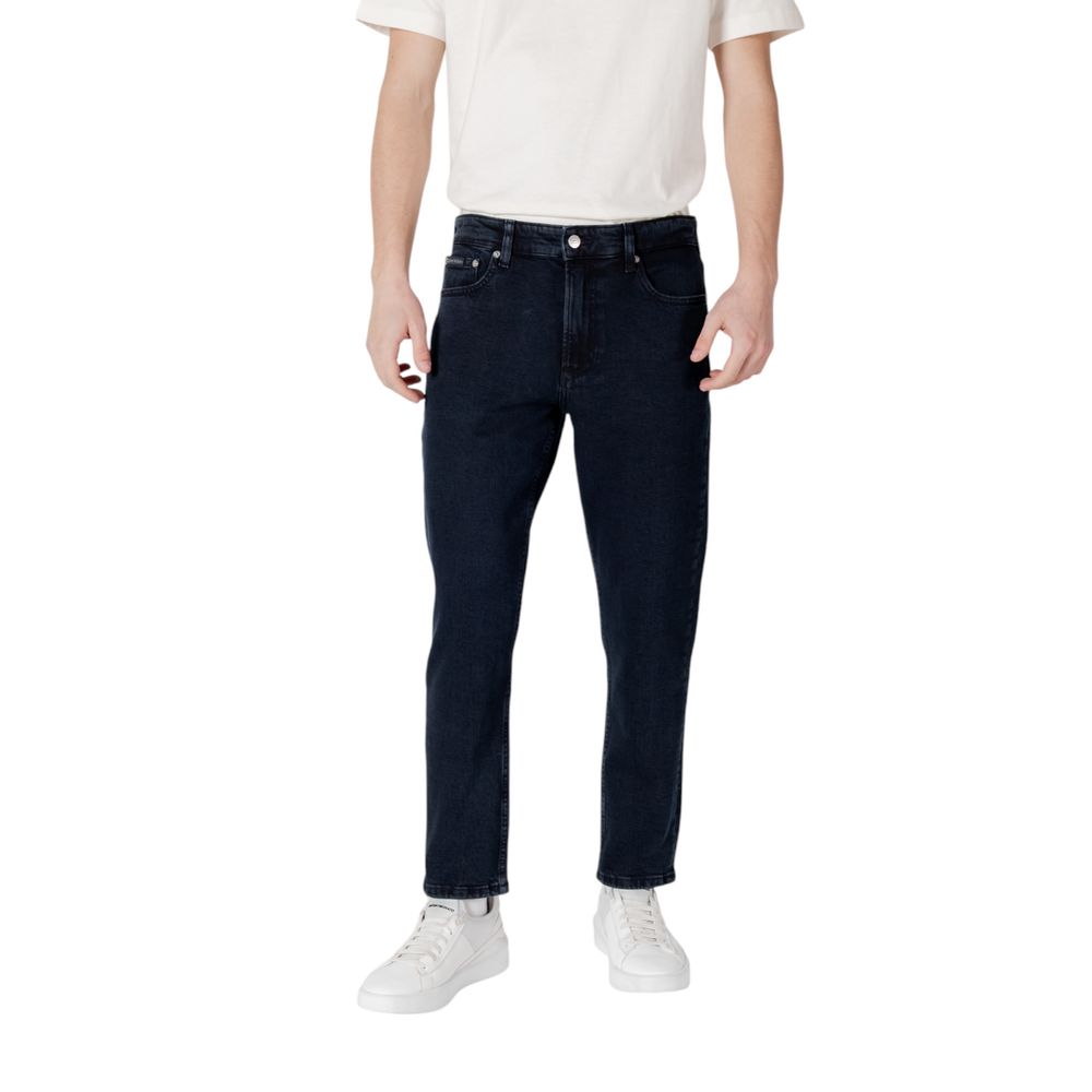 Vaqueros y pantalones de algodón azul