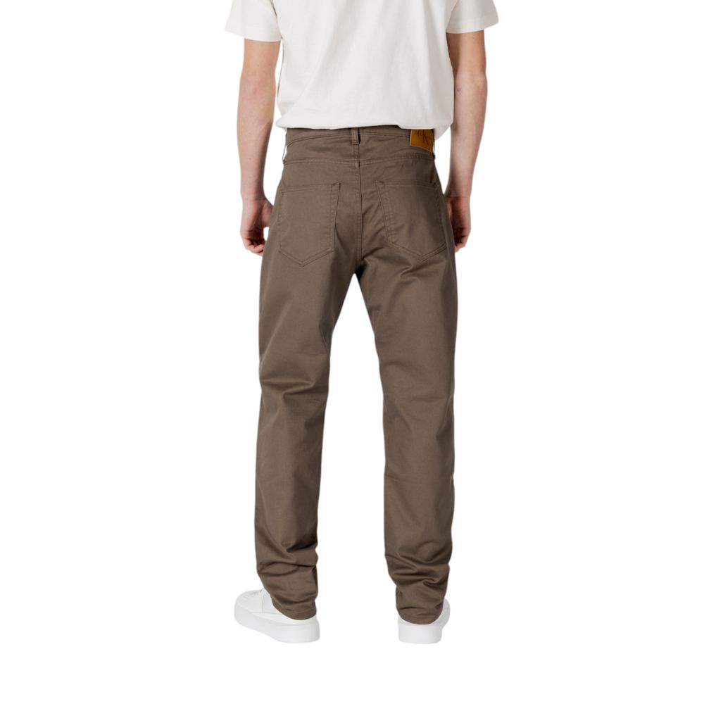 Vaqueros y pantalones de algodón verde
