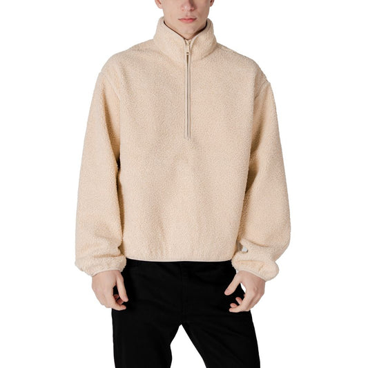 Cream Recycled Polyester Jackets & Coat