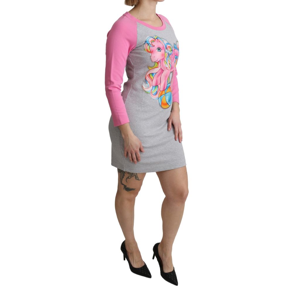 Algodón gris y vestido