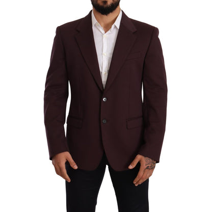 Blazer de algodón morado