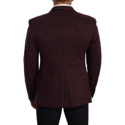 Blazer de algodón morado