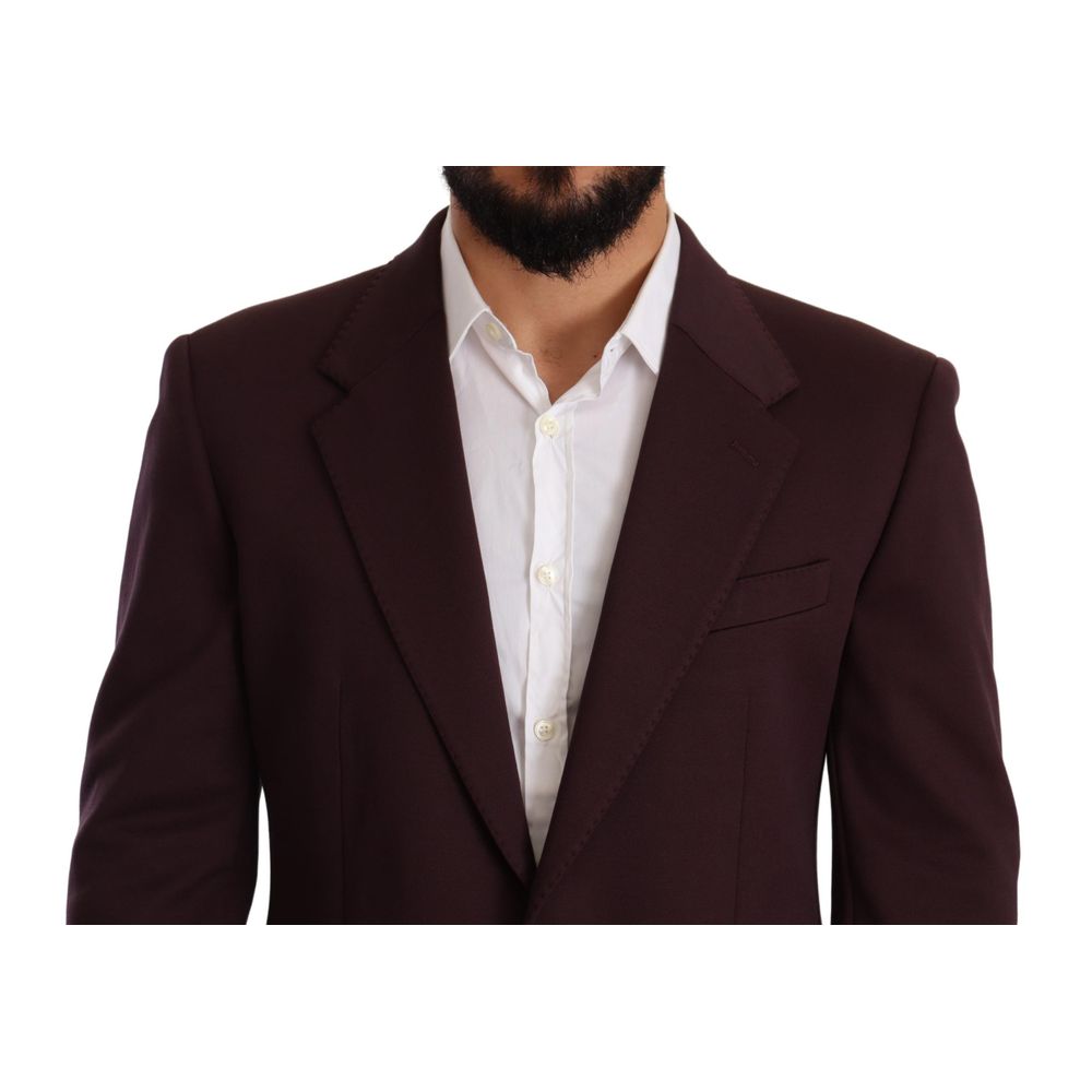 Blazer de algodón morado