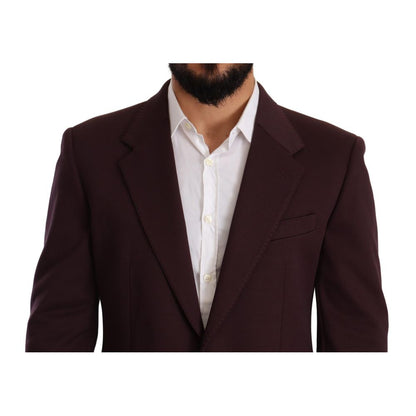 Blazer de algodón morado