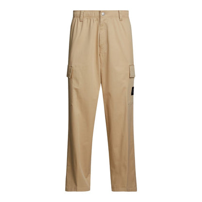 Vaqueros y pantalones de algodón beige