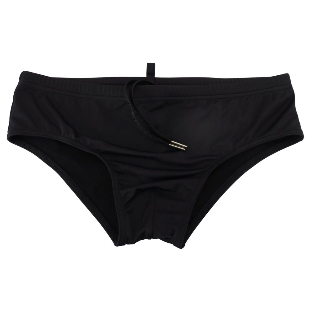 Traje de baño de poliamida negro