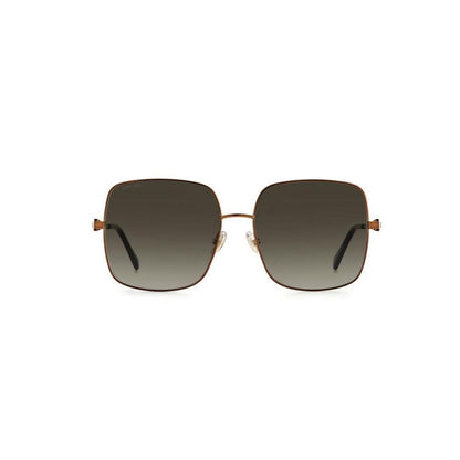 Gafas de sol de metal marrón