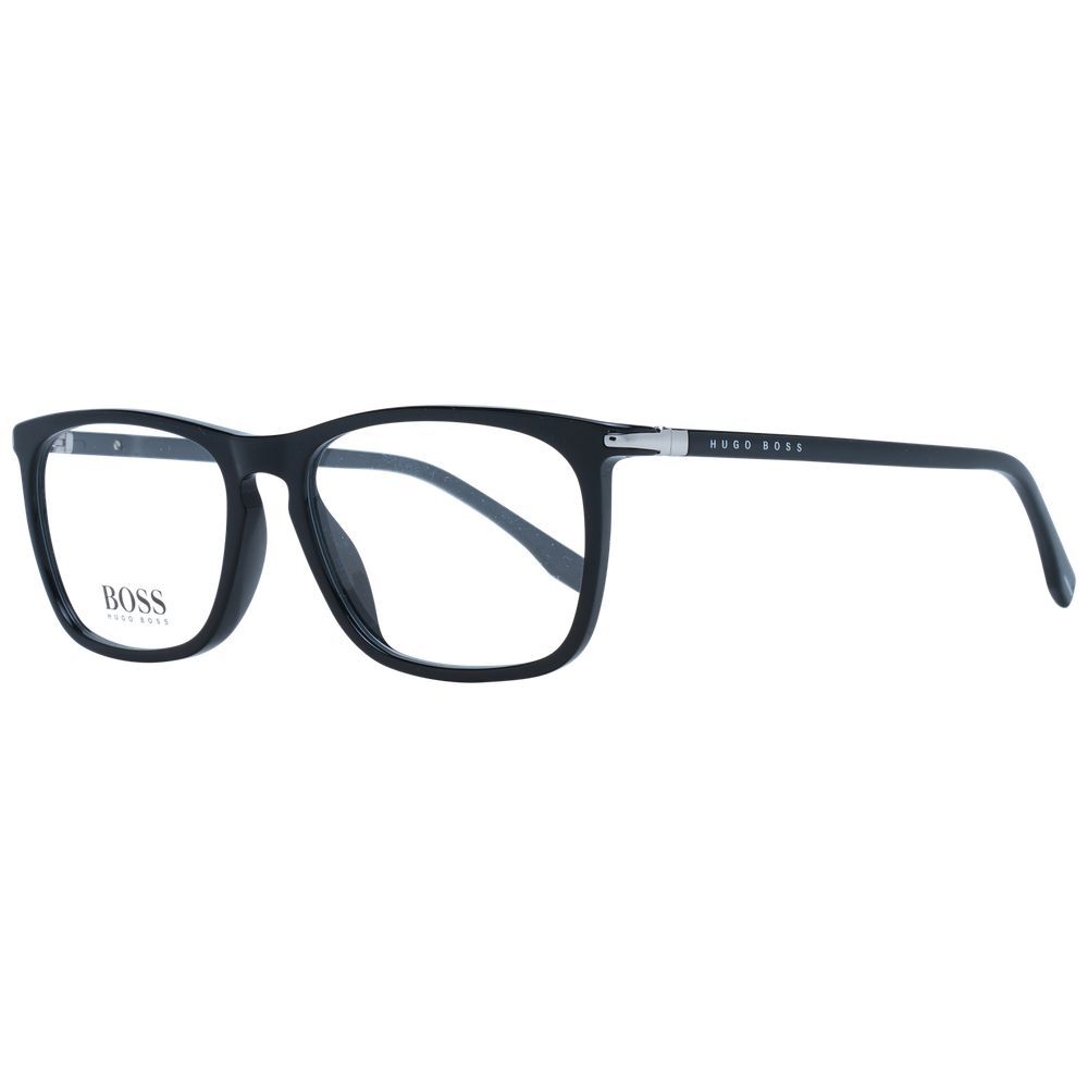 Monturas de material de acetato negro