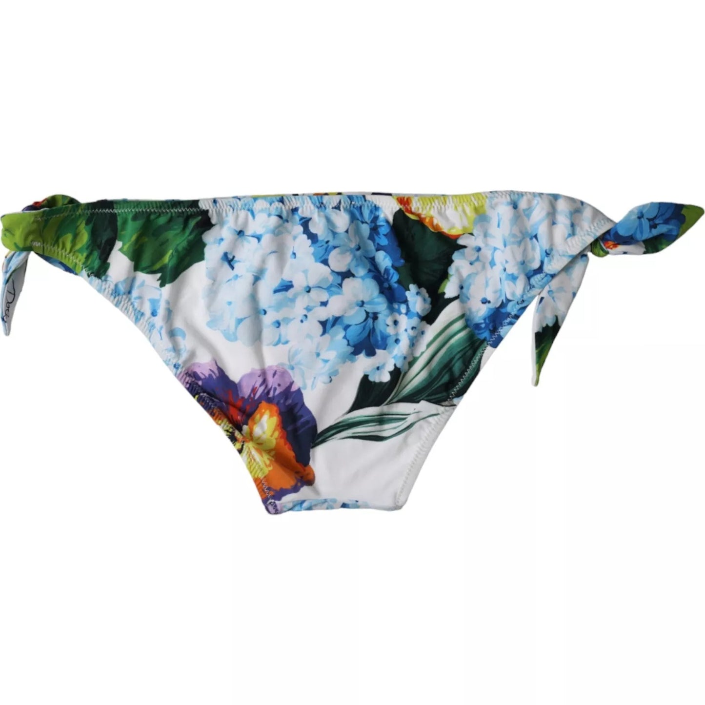 Traje de baño de bikini con estampado floral blanco