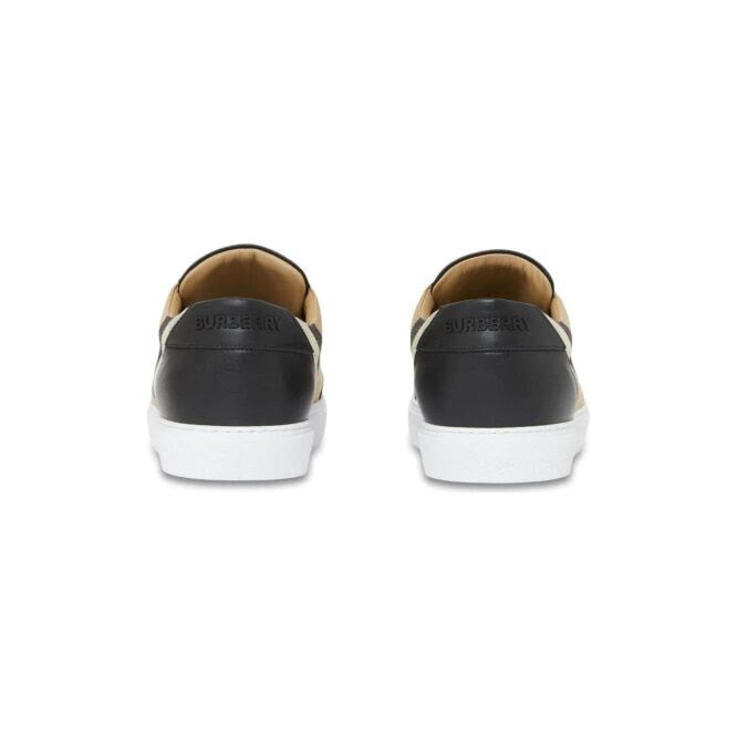 Zapatillas de piel negra New Salmond