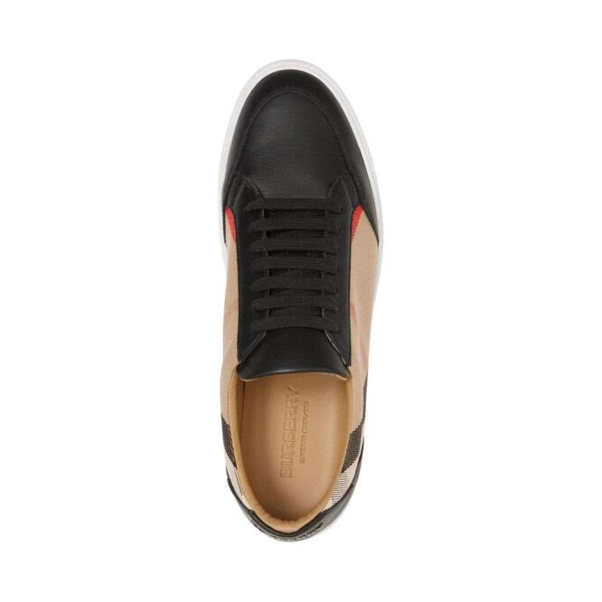 Zapatillas de piel negra New Salmond