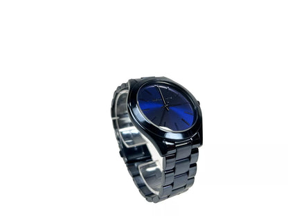 Reloj Slim Runway de acero inoxidable MK3419 azul