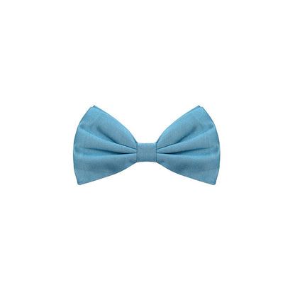 Blue Silk Bowty