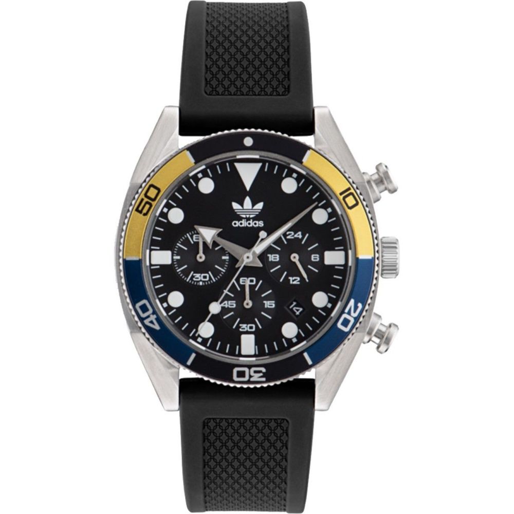 Reloj de silicona negro