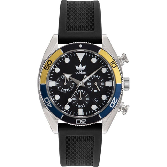 Reloj de silicona negro
